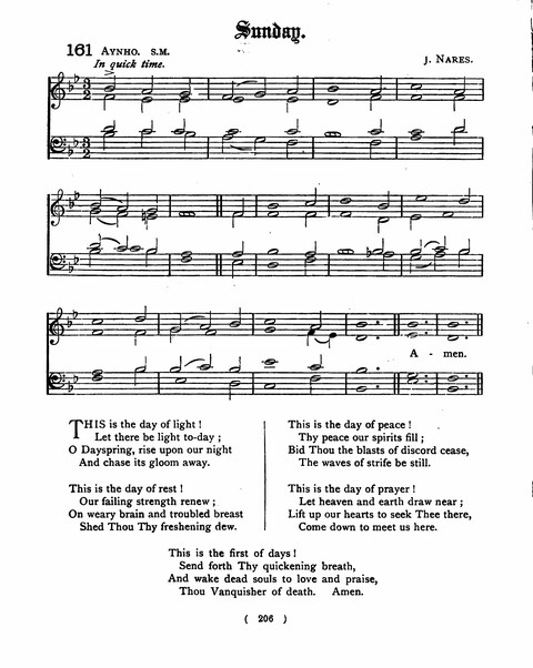 Hymns for the Children of the Church: with accompanying tunes page 206