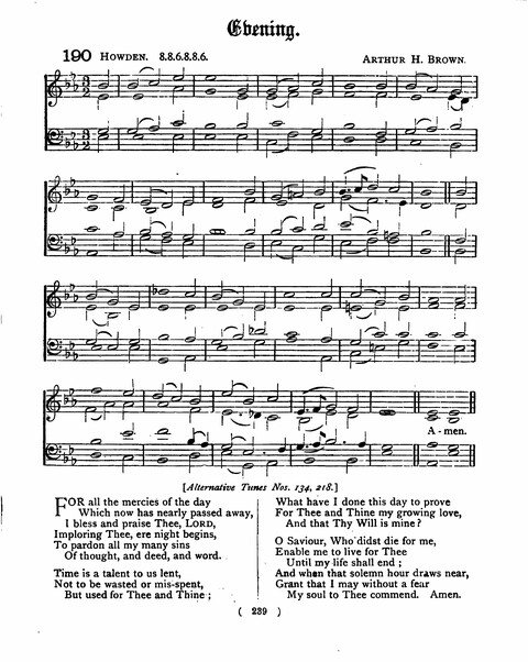 Hymns for the Children of the Church: with accompanying tunes page 239