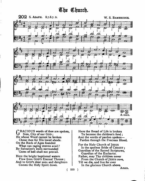 Hymns for the Children of the Church: with accompanying tunes page 253