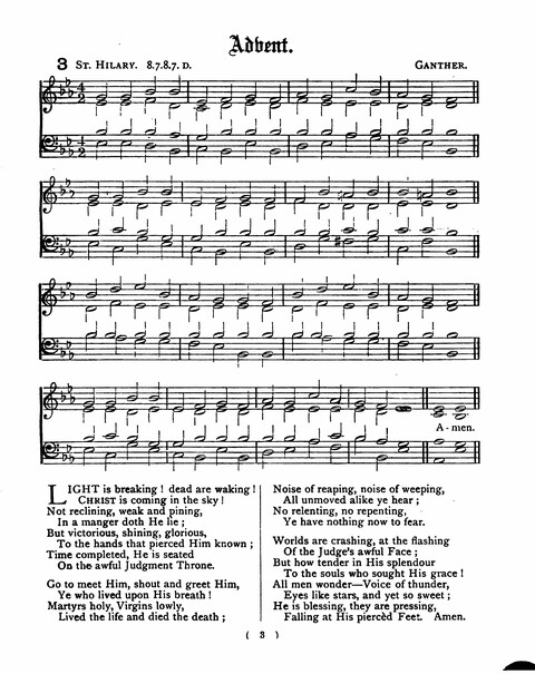 Hymns for the Children of the Church: with accompanying tunes page 3