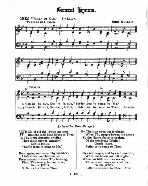 Hymns for the Children of the Church: with accompanying tunes page 320