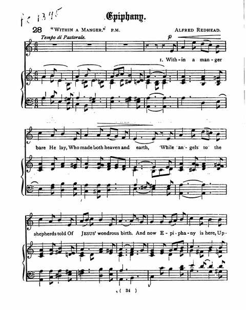 Hymns for the Children of the Church: with accompanying tunes page 34