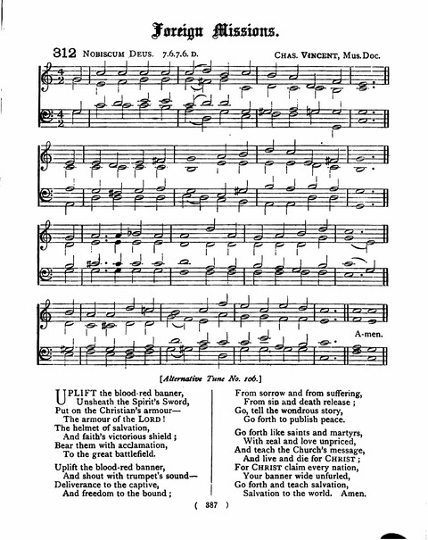 Hymns for the Children of the Church: with accompanying tunes page 387