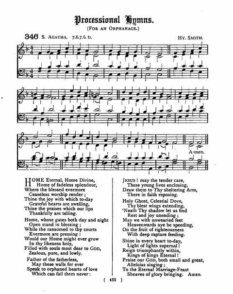 Hymns for the Children of the Church: with accompanying tunes page 435