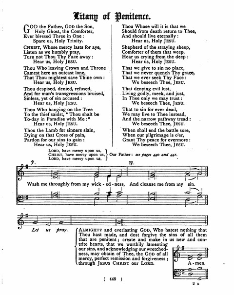 Hymns for the Children of the Church: with accompanying tunes page 449