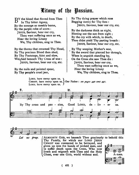 Hymns for the Children of the Church: with accompanying tunes page 451