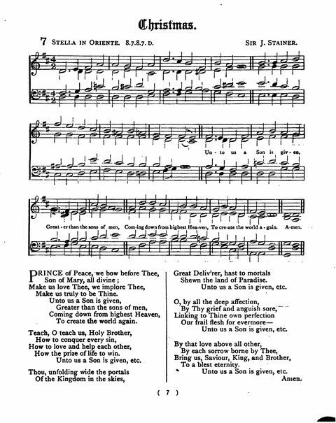 Hymns for the Children of the Church: with accompanying tunes page 7
