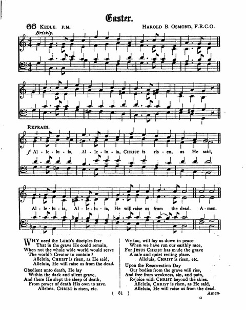 Hymns for the Children of the Church: with accompanying tunes page 81