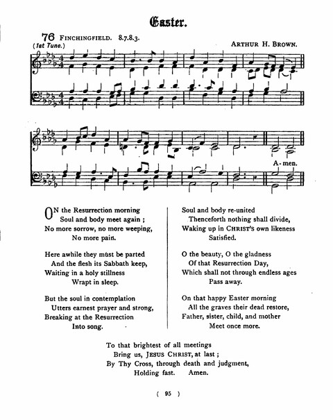 Hymns for the Children of the Church: with accompanying tunes page 95