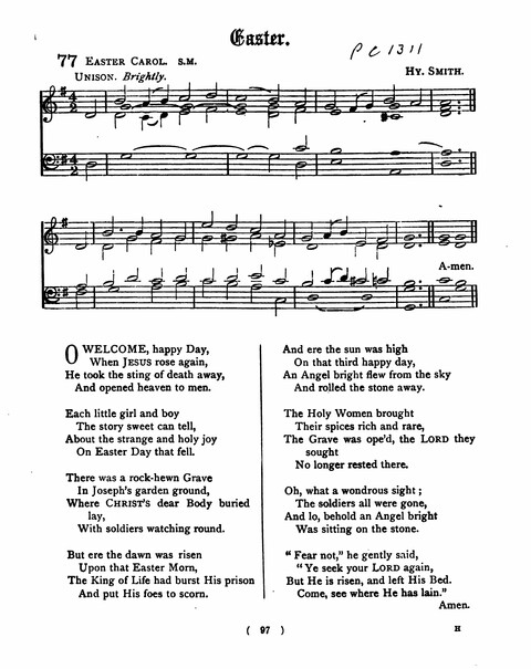 Hymns for the Children of the Church: with accompanying tunes page 97