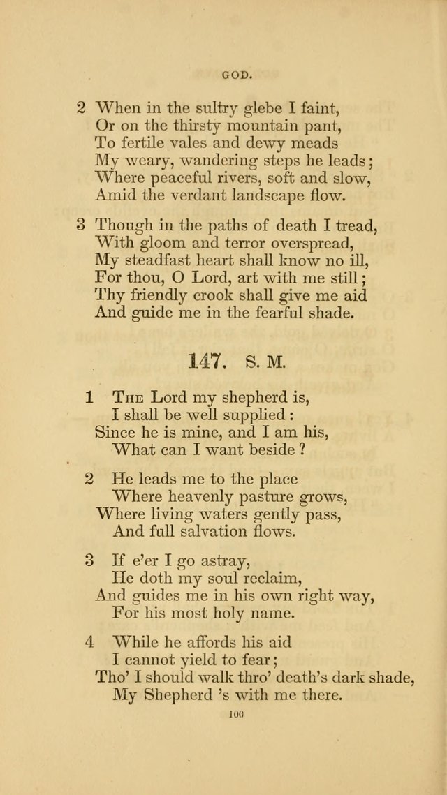 Hymns for the Church of Christ. (6th thousand) page 100