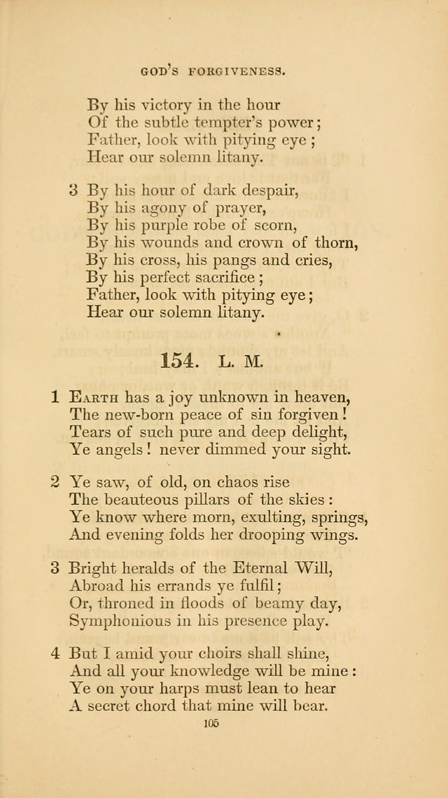 Hymns for the Church of Christ. (6th thousand) page 105