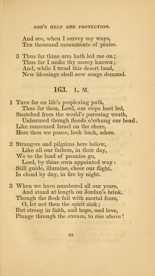 Hymns for the Church of Christ. (6th thousand) page 111