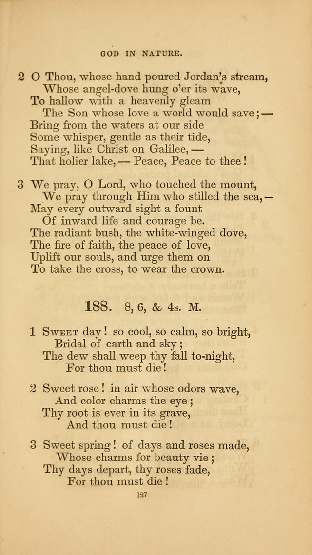 Hymns for the Church of Christ. (6th thousand) page 127