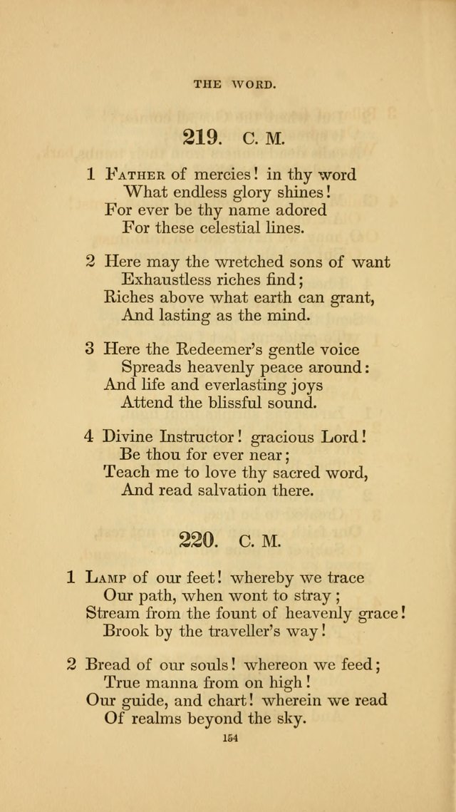 Hymns for the Church of Christ. (6th thousand) page 154