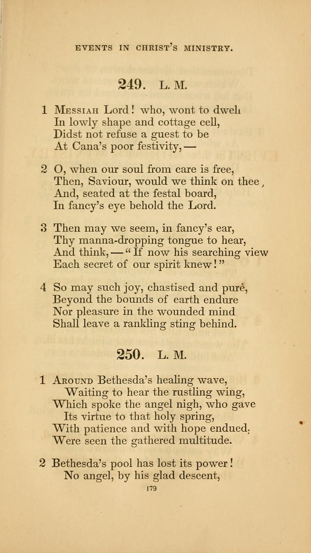 Hymns for the Church of Christ. (6th thousand) page 179