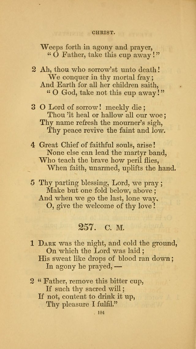 Hymns for the Church of Christ. (6th thousand) page 184