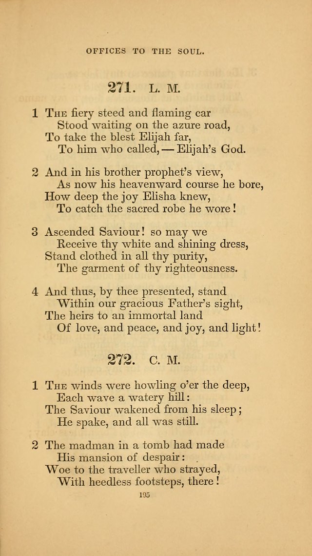 Hymns for the Church of Christ. (6th thousand) page 195