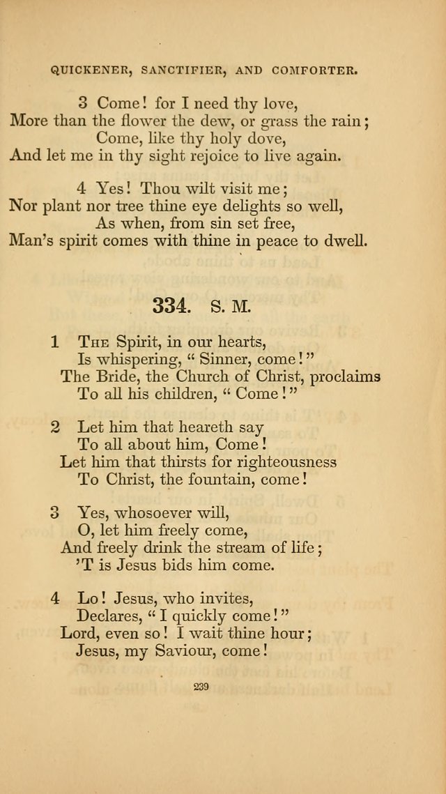 Hymns for the Church of Christ. (6th thousand) page 239