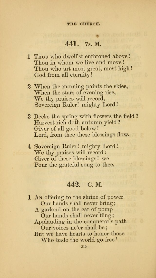 Hymns for the Church of Christ. (6th thousand) page 310
