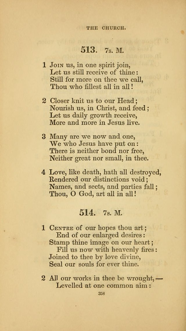 Hymns for the Church of Christ. (6th thousand) page 358