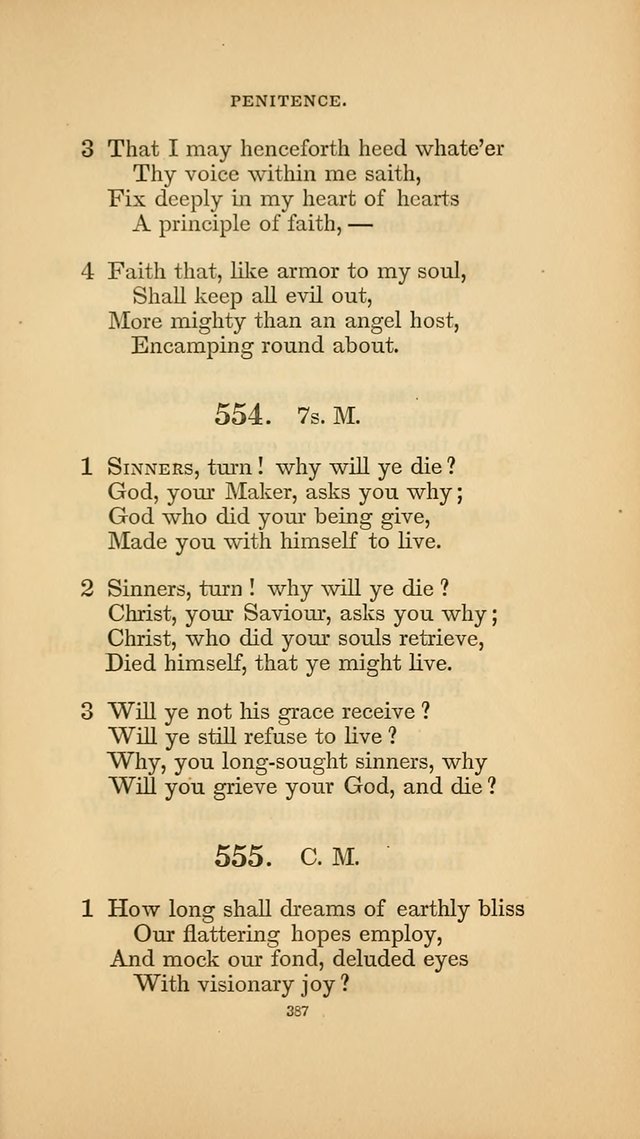 Hymns for the Church of Christ. (6th thousand) page 387