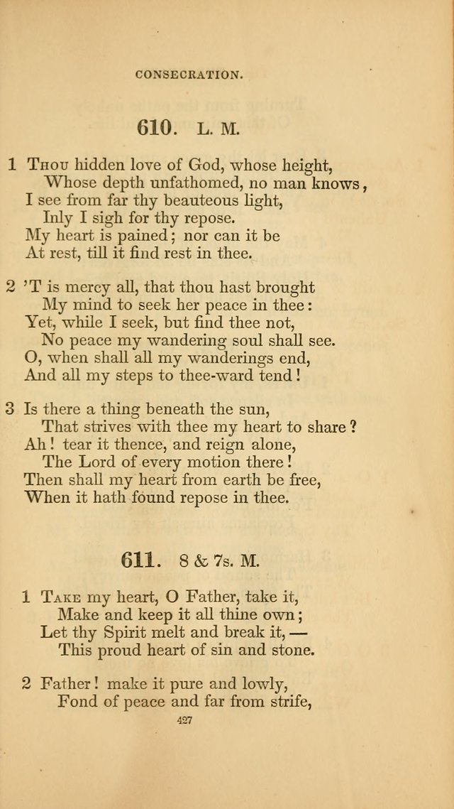 Hymns for the Church of Christ. (6th thousand) page 427