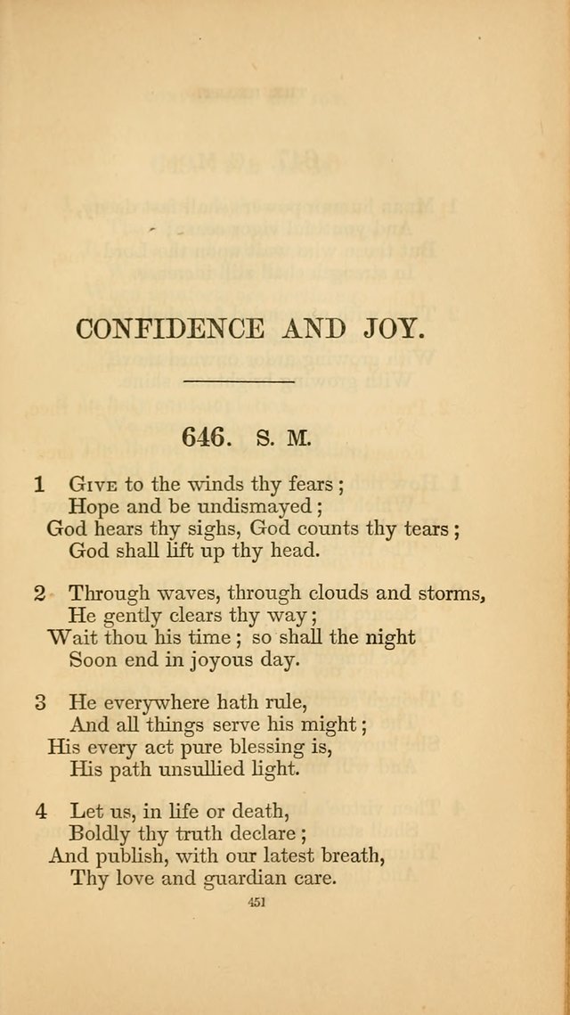 Hymns for the Church of Christ. (6th thousand) page 451