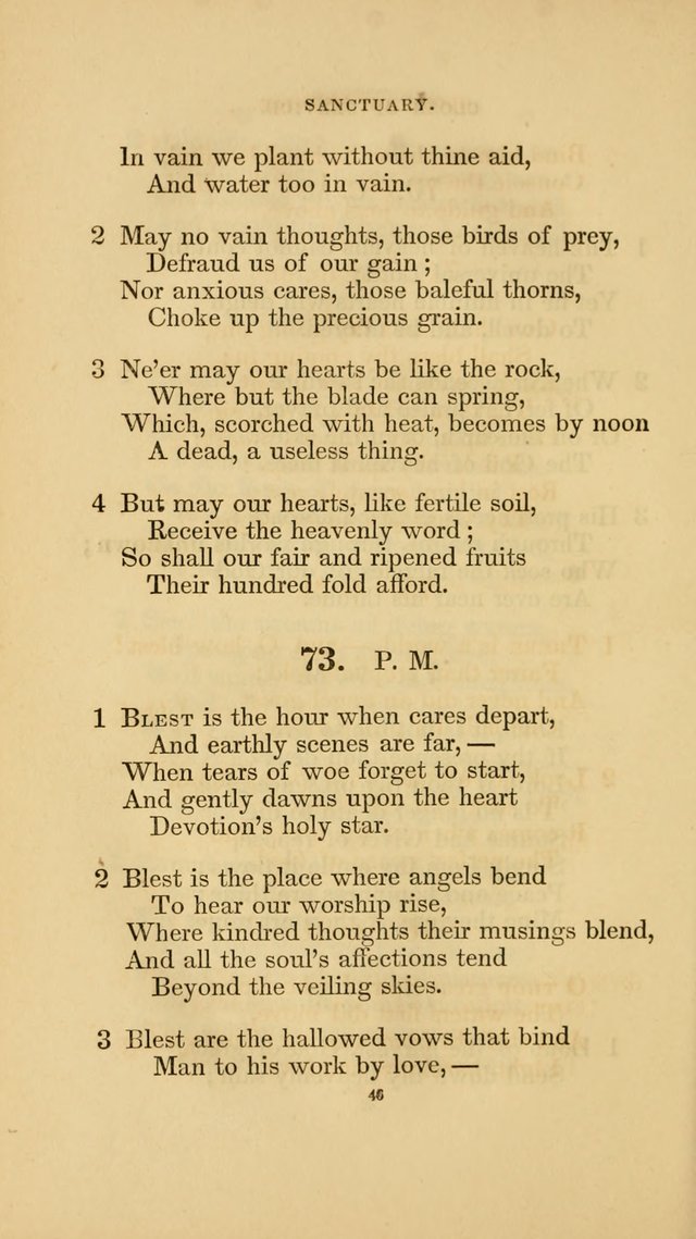 Hymns for the Church of Christ. (6th thousand) page 46