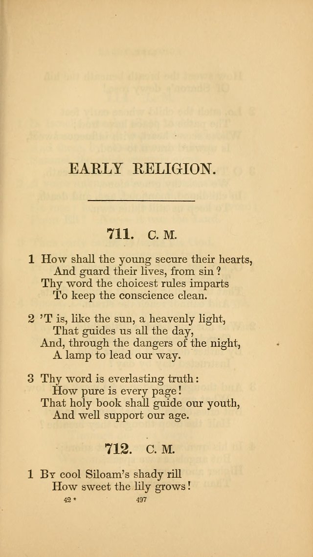 Hymns for the Church of Christ. (6th thousand) page 497