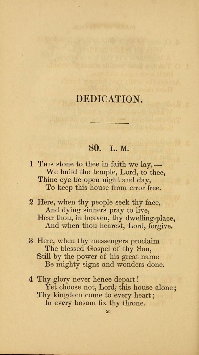 Hymns for the Church of Christ. (6th thousand) page 50