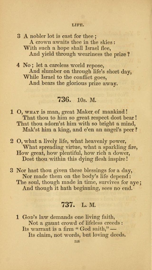 Hymns for the Church of Christ. (6th thousand) page 516