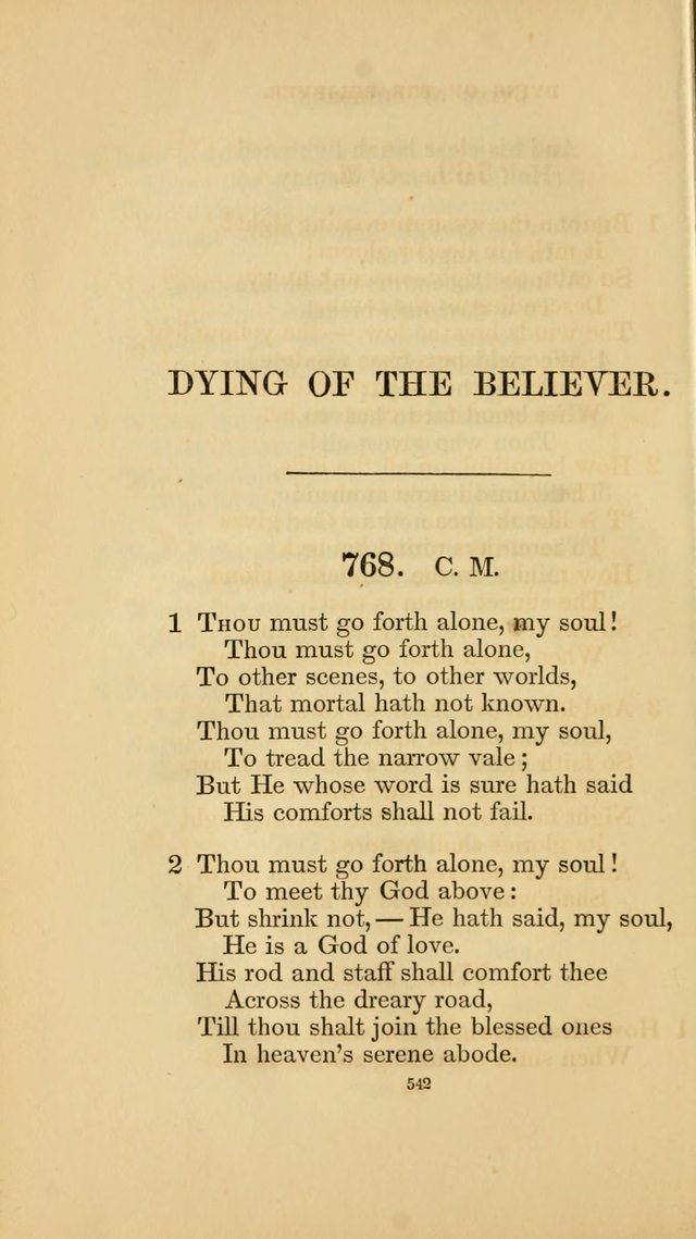 Hymns for the Church of Christ. (6th thousand) page 542