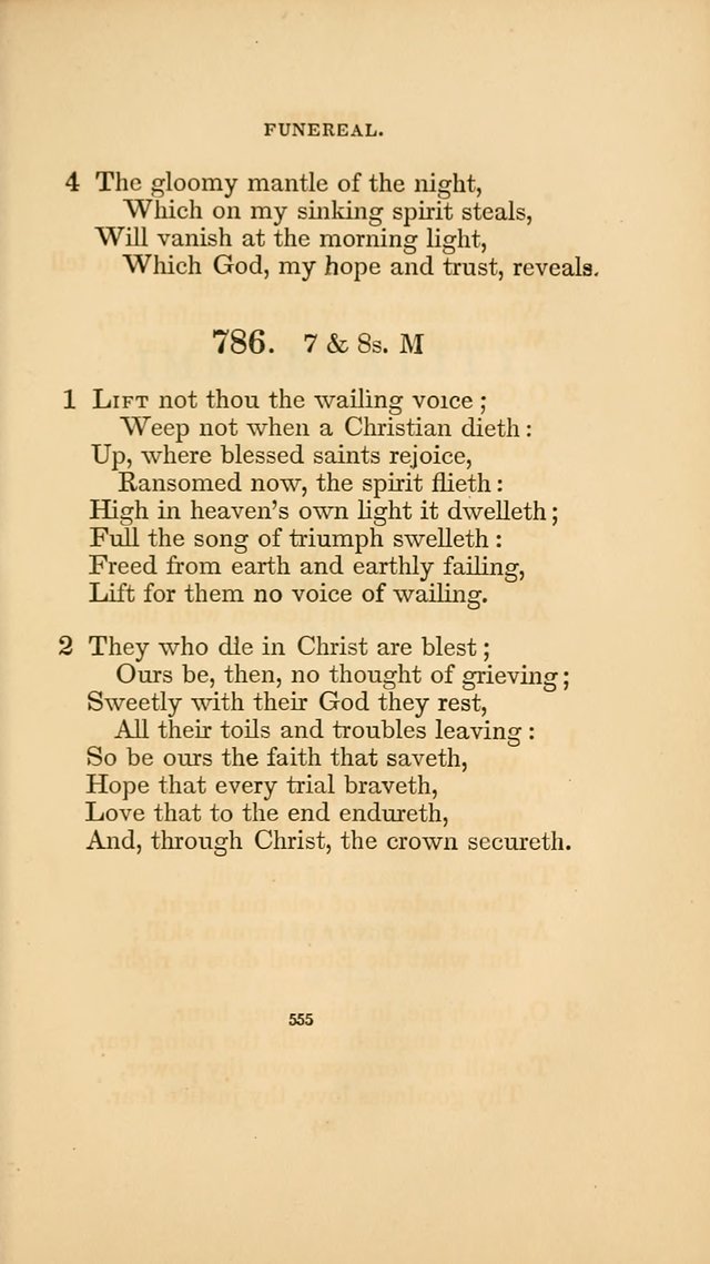 Hymns for the Church of Christ. (6th thousand) page 555
