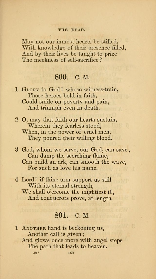 Hymns for the Church of Christ. (6th thousand) page 569