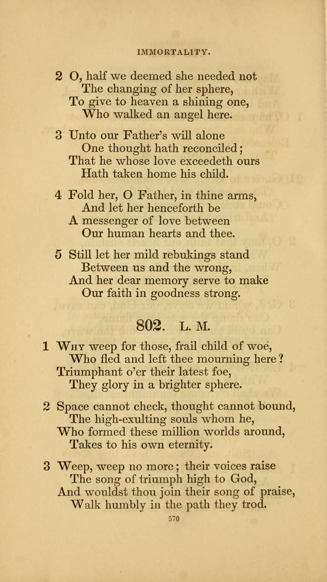 Hymns for the Church of Christ. (6th thousand) page 570
