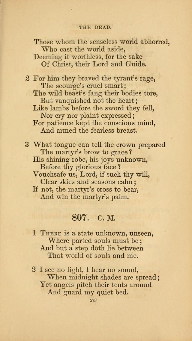 Hymns for the Church of Christ. (6th thousand) page 573