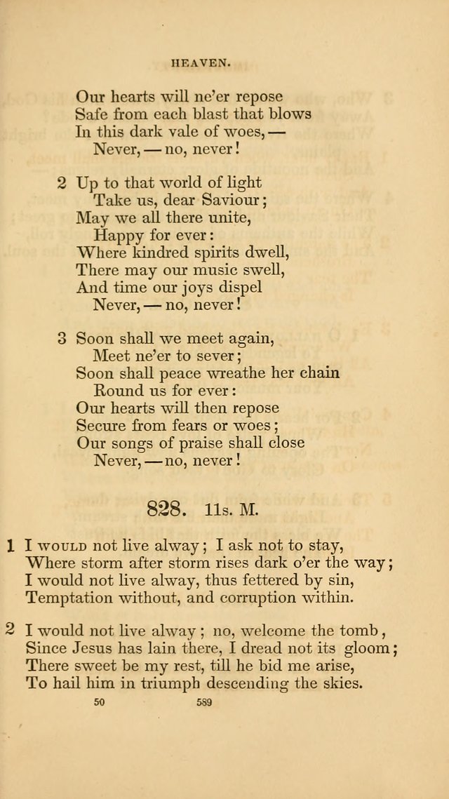 Hymns for the Church of Christ. (6th thousand) page 589