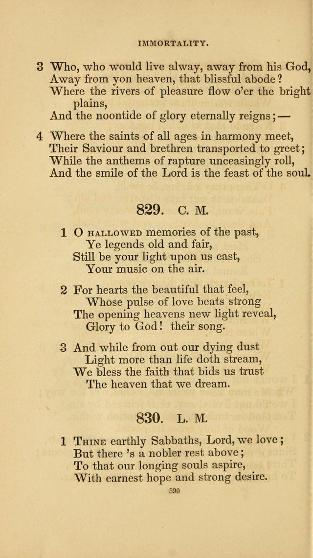 Hymns for the Church of Christ. (6th thousand) page 590