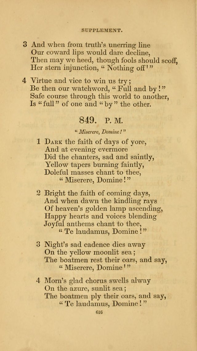 Hymns for the Church of Christ. (6th thousand) page 616