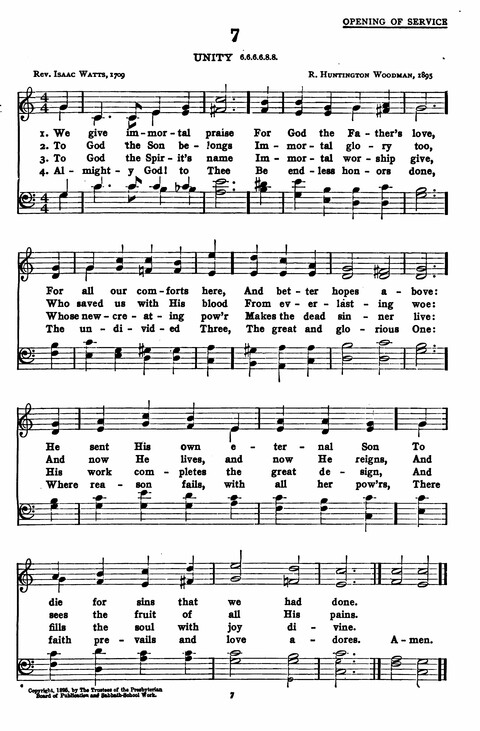Hymns of the Centuries (Chapel Edition) page 7