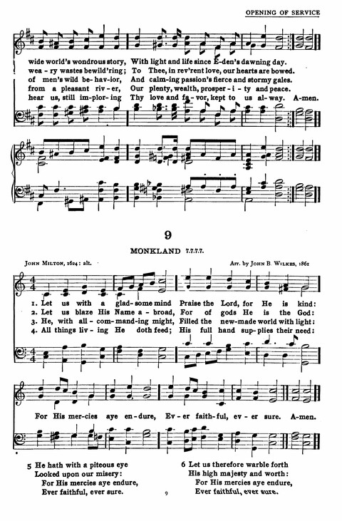 Hymns of the Centuries (Chapel Edition) page 9