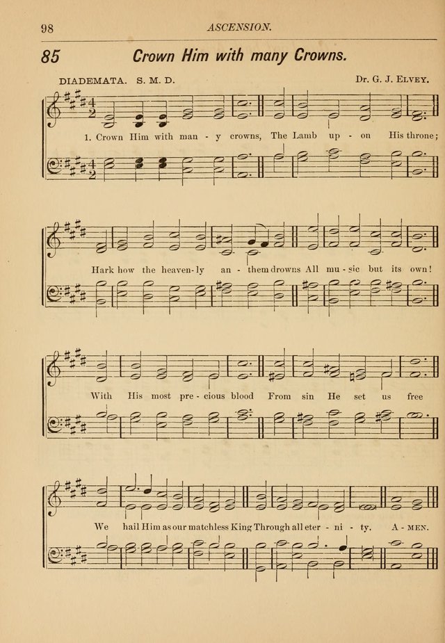 Hymns and Carols for Church and Sunday-school page 105