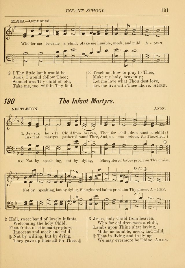Hymns and Carols for Church and Sunday-school page 198