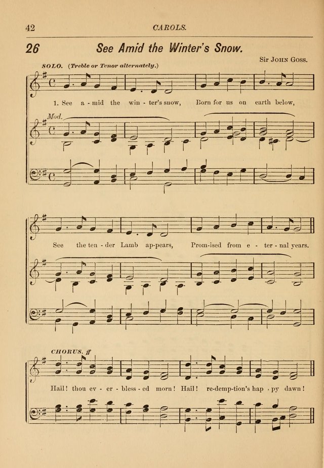 Hymns and Carols for Church and Sunday-school page 49