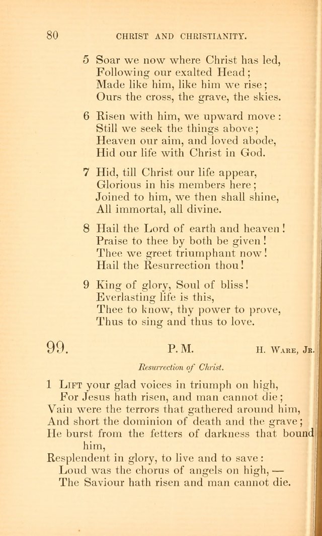 Hymns for the Christian Church, for the Use of the First Church of Christ in Boston page 105