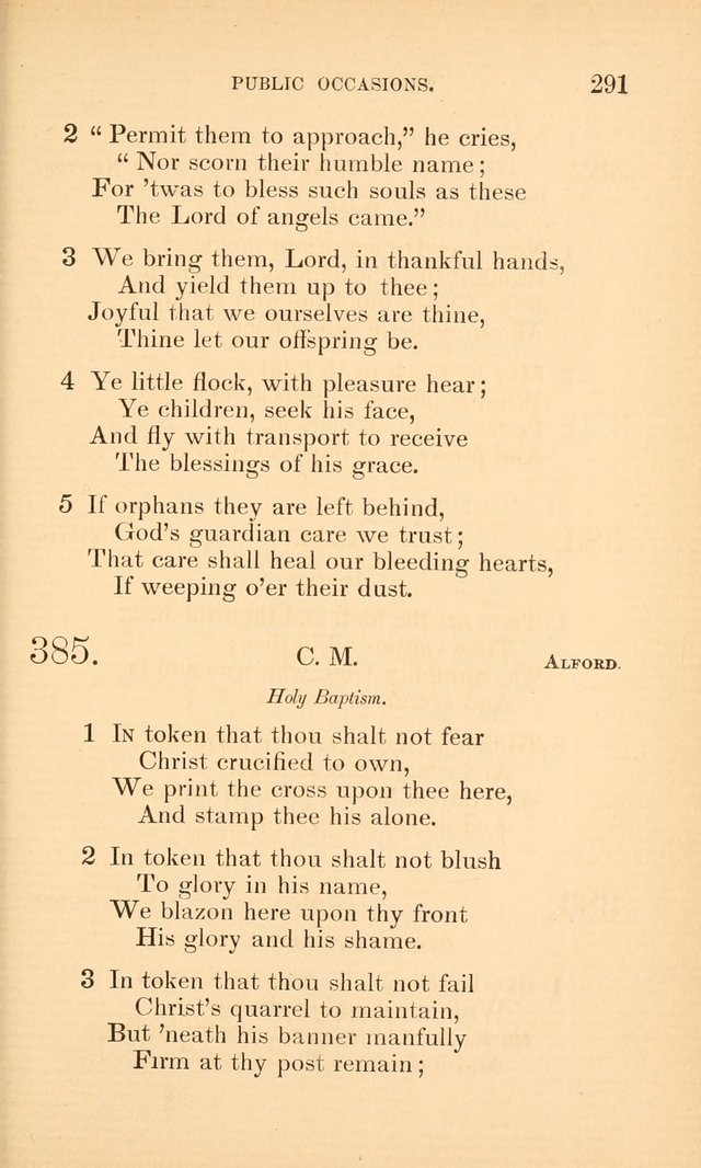 Hymns for the Christian Church, for the Use of the First Church of Christ in Boston page 316