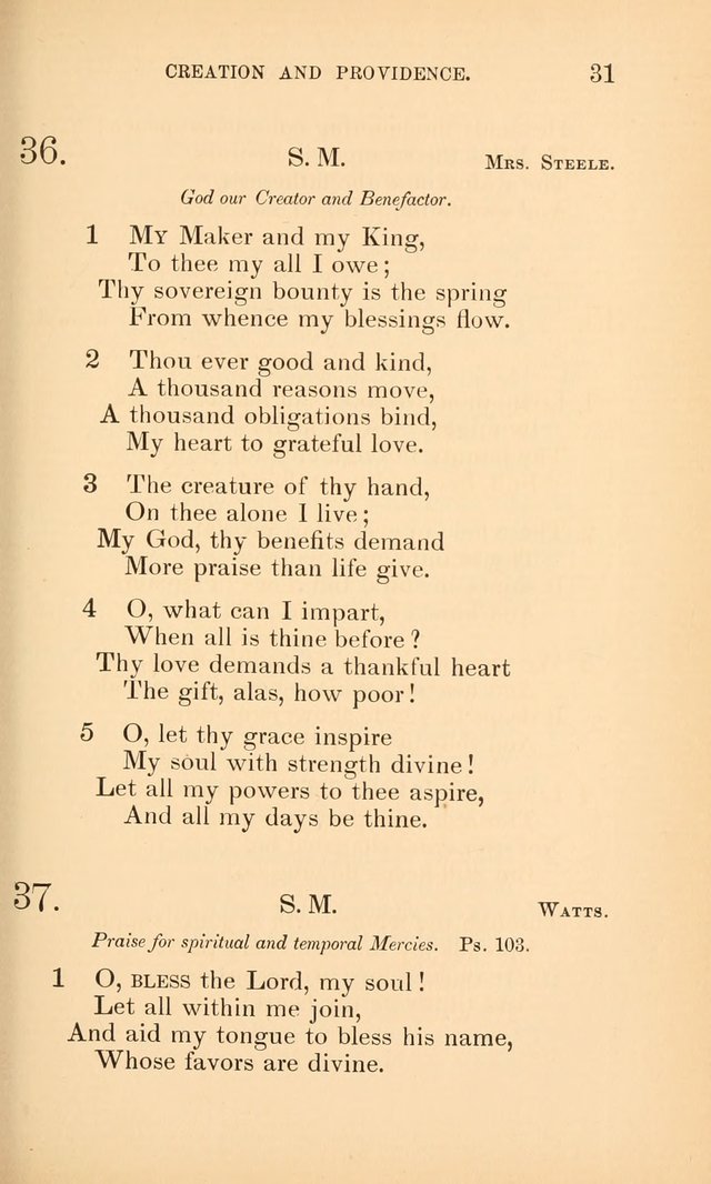 Hymns for the Christian Church, for the Use of the First Church of Christ in Boston page 56