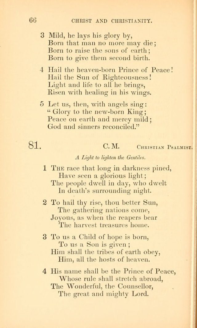 Hymns for the Christian Church, for the Use of the First Church of Christ in Boston page 91