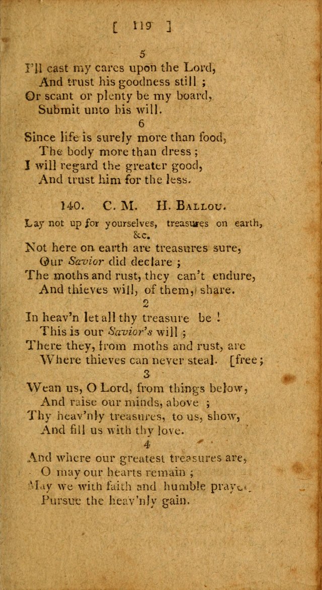 Hymns: composed by different authors, by order of the General Convention of Universalists of the New-England States and Others. Adapted to public and private devotion page 119